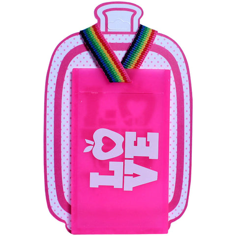 Passport Protector Pink and white
