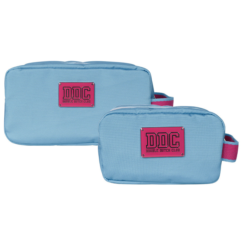 Two In One Toiletry Kits Blue and Red