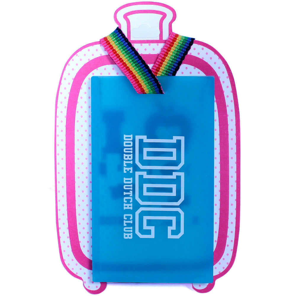 Luggage Tags Blue and pink