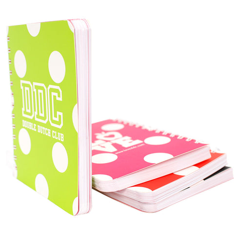 Notebooks Lime Green and white